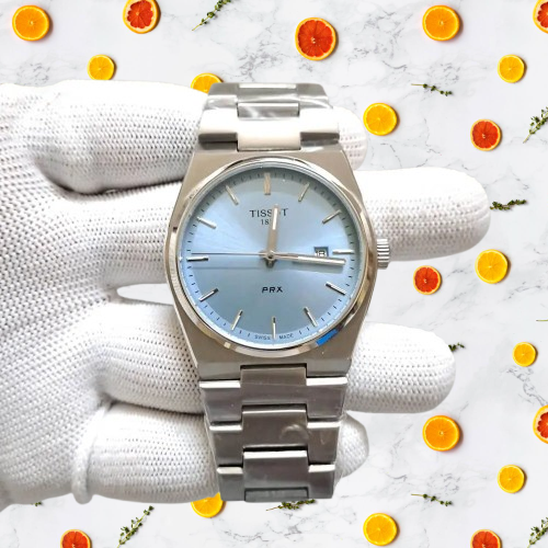 TISSOT PRX – Tiffany Blue Dial | Silver Chain Edition